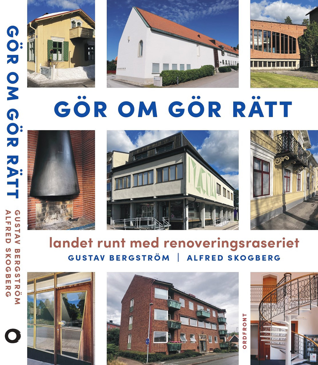 Framsidan på vår bok